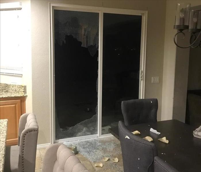 Sliding window broken after a home break in 